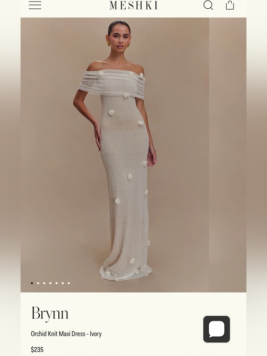Meshki Dresses & Skirts - Orchid Knit Maxi Dress - Ivory